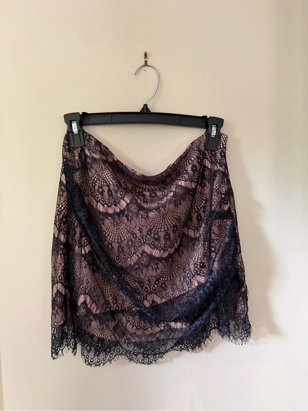 Free People beige taupe knit skirt